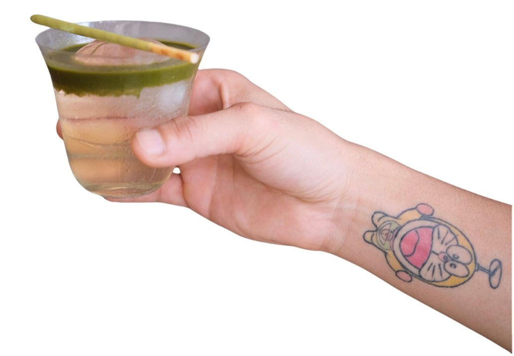 cheers hand holding drink